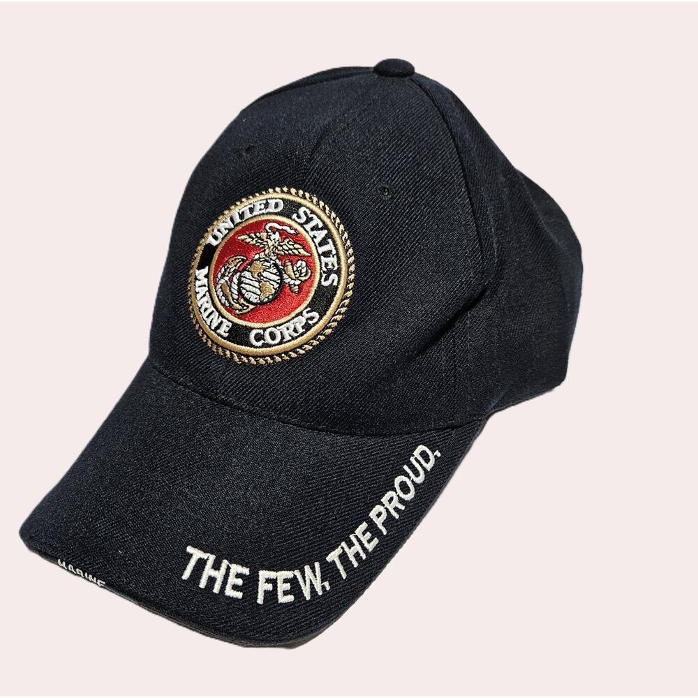 The Original Colosseum Brand US Marine Corps Adjustable Cap The Few The Proud